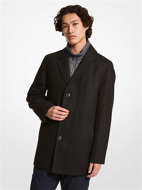 michael kors mens 2-in-1 wool blend coat|2.